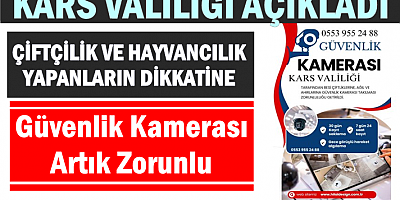 Güvenlik Kamerası Artık Zorunlu