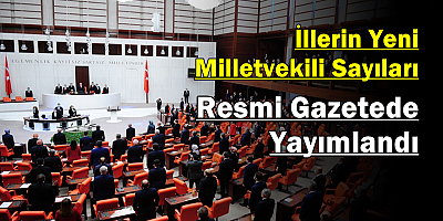 İllerin Yeni Milletvekili Sayıları Resmi Gazetede Yayımlandı