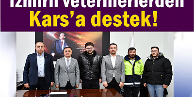 İzmirli veterinerlerden Kars’a destek!