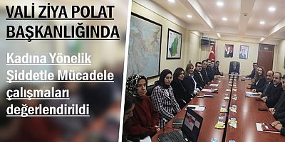 Kadına Yönelik Şiddetle Mücadele çalışmaları değerlendirildi