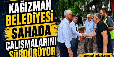 Kağızman Belediyesi Bayam Mahallesi'nde 