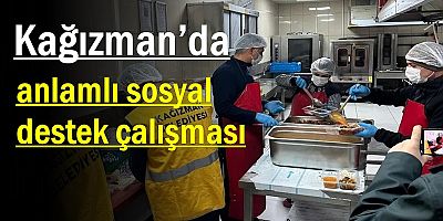 Kağızman’da anlamlı bir sosyal destek çalışması 