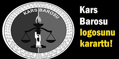 Kars Barosu logosunu kararttı!