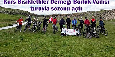Kars Bisikletliler Derneği Sezonu Açtı
