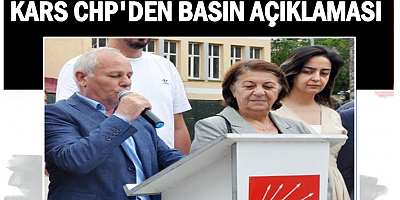 KARS CHP'DEN BASIN AÇIKLAMASI