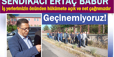 Kars İl Özel İdaresi işçileri ilk eylem planını hayata geçirdi