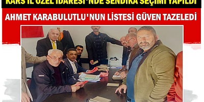 KARS İL ÖZEL İDARESİNDE SENDİKA SEÇİMİ YAPILDI