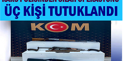 KARS POLİSİNDEN SİLAH OPERASYONU