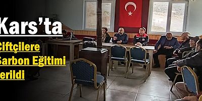 Kars’ta çiftçilere şarbon eğitimi verildi