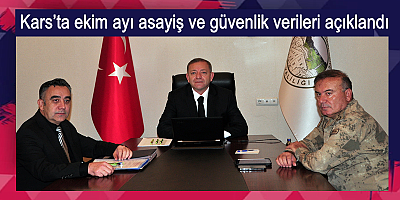 Kars’ta ekim ayı asayiş ve güvenlik verileri açıklandı