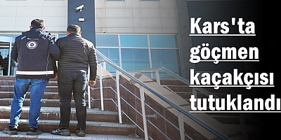 Kars'ta göçmen kaçakçısı tutuklandı 