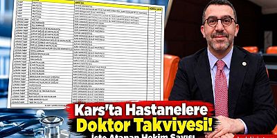 Kars'ta Hastanelere Doktor Takviyesi! 