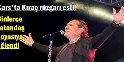 Kars'ta Kıraç rüzgarı esti! 