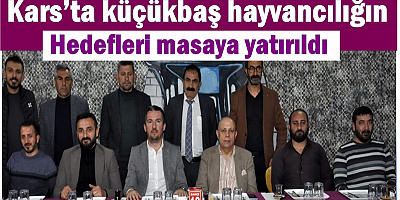 Kars’ta küçükbaş hayvancılığının hedefleri masaya yatırıldı