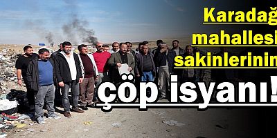 Kars'ta mahalle sakinlerinin çöp isyanı: 
