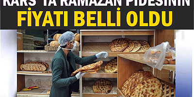 Kars'ta Ramazan pidesinin fiyatı belirlendi