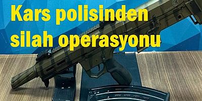 Kars'ta silah operasyonu
