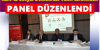 Kars’ta Sosyal Demokrasi Vakfı tarafından panel düzenlendi