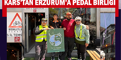 KARS’TAN ERZURUM’A PEDAL BİRLİĞİ