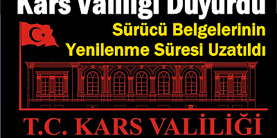 Kars Valiliği Duyurdu