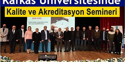 KAÜ'DE AKREDİTASYON SEMİNERİ