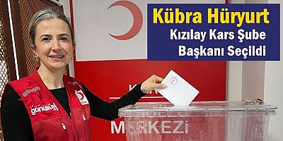 Kızılay Kars Şube Başkanı Kübra Hüryurt oldu