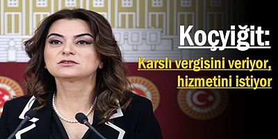 Koçyiğit: “Karslı vergisini veriyor, hizmetini istiyor”