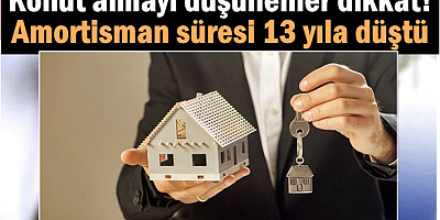 Konut almayı düşünenler dikkat! 