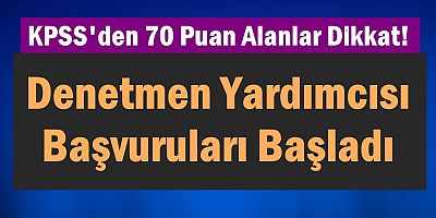 KPSS'den En Az 70 Puan Alanlar Dikkat!