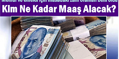 Memur ve emekli için masadaki zam oranları belli oldu