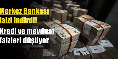 Merkez Bankası faizi indirdi!