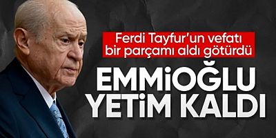 MHP Lideri Devlet Bahçeli'den Ferdi Tayfur paylaşımı