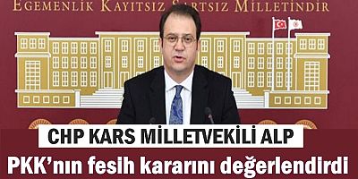 Milletvekili Alp, PKK’nın fesih kararını değerlendirdi