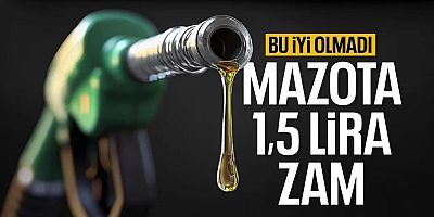 Motorine 1,50 TL Zam Geliyor