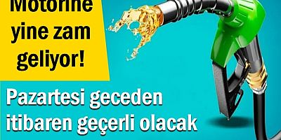 Motorine yine zam geliyor! 