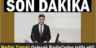 Nedim Yamalı, partisinden istifa ettiğini açıkladı