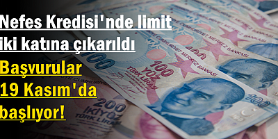 Nefes Kredisi'nde limit iki katına çıkarıldı