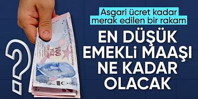 Ocak 2025'te en düşük emekli maaşı beklentisi