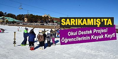 Okul Destek Projesi Öğrencilerinin Kayak Keyfi