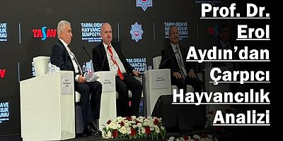 Prof. Dr. Erol Aydın’dan Çarpıcı Hayvancılık Analizi
