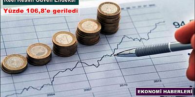Reel Kesim Güven Endeksi yüzde 106,8'e geriledi