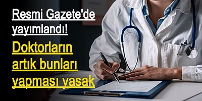 Resmi Gazete'de yayımlandı! 