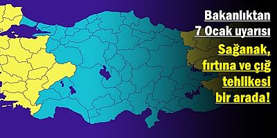 Sağanak, fırtına ve çığ tehlikesi bir arada!