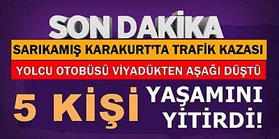 SARIKAMIŞ KARAKURT'TA TRAFİK KAZASI 5 ÖLÜ