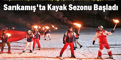  Sarıkamış'ta Kayak Sezonu Başladı