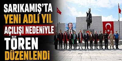 Sarıkamış'ta yeni adli yıl açılışı nedeniyle tören düzenlendi