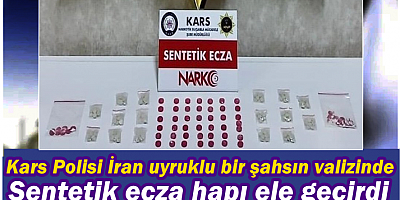Sentetik Ecza Hapı ele geçirildi