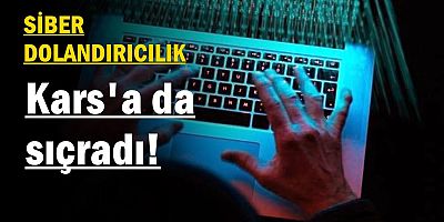 Siber dolandırıcılık Kars'a da sıçradı!