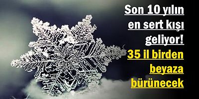 Son 10 yılın en sert kışı geliyor! 