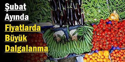 Şubat Ayında Fiyatlarda Büyük Dalgalanma